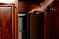 Present More safes, mini-bars, and kettles for secure and comfortable rooms in hotels and high-quality accommodation facilities.