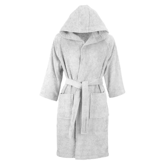 Sophie white bathrobe size XL in 100% cotton hotel terry