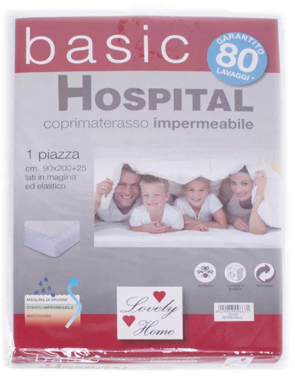 Waterproof Basic Hospital Mattress Cover for 1.5 Square Meters