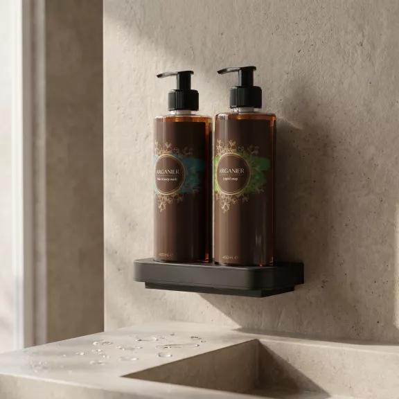 Double magnetic bracket for 400ml dispenser