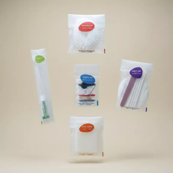 Touch line tooth set in sachet