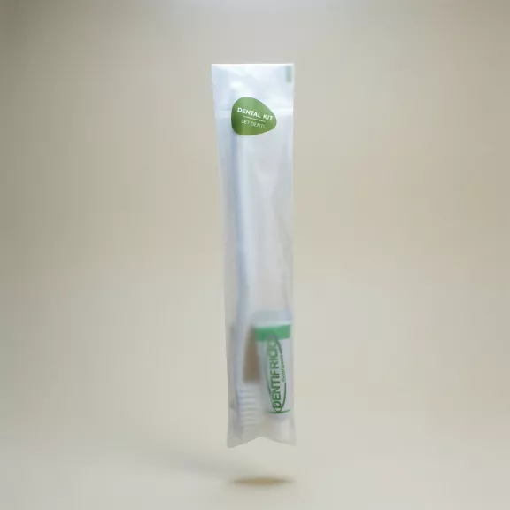 Touch line tooth set in sachet